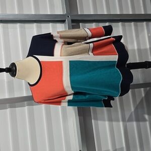 Alfred Dunner‎ Retro Mod Color Black Baggy Sweater